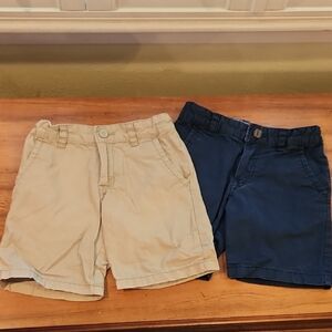 Cat & Jack Tan and Blue Kids Shorts